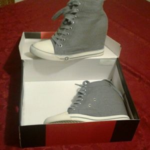 Grey shoes